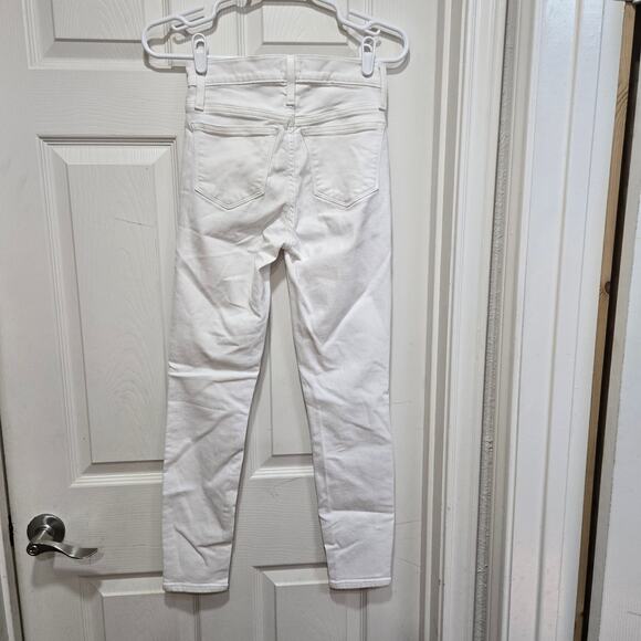 J.Crew 9" Mid-Rise Toothpick Skinny Jeans White Size 25 - Picture 9 of 9